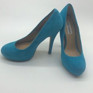 STEVE MADDEN - Teal Blue Heel - Size 6